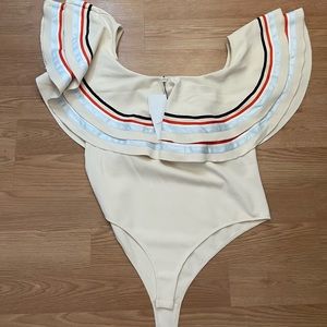 By Egreis off the shoulder bodysuit size XXL